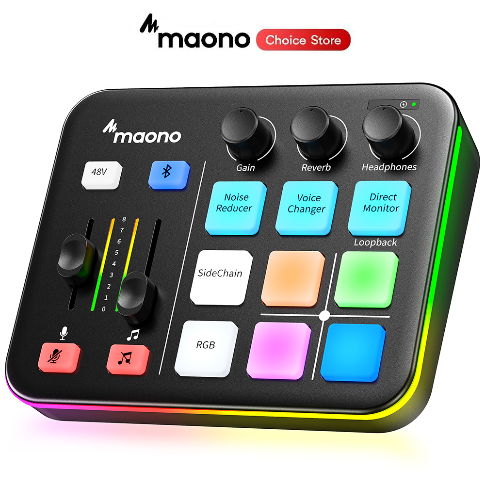 Elgato Stream Deck - MAONO G1 NEO Gaming Audio Mixer