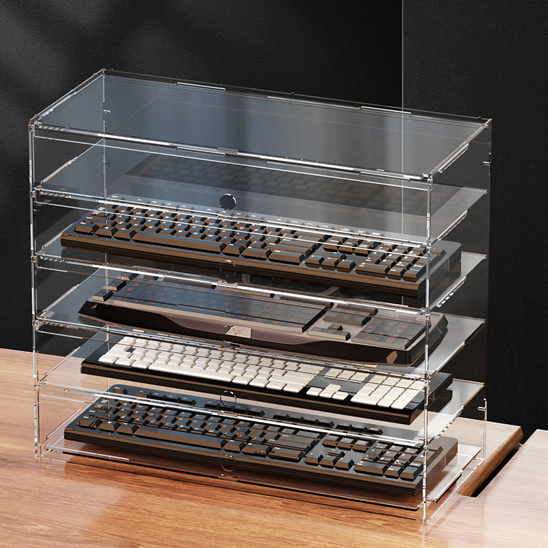 Esports Gaming Keyboard - Premium Clear Acrylic Dustproof Display Case