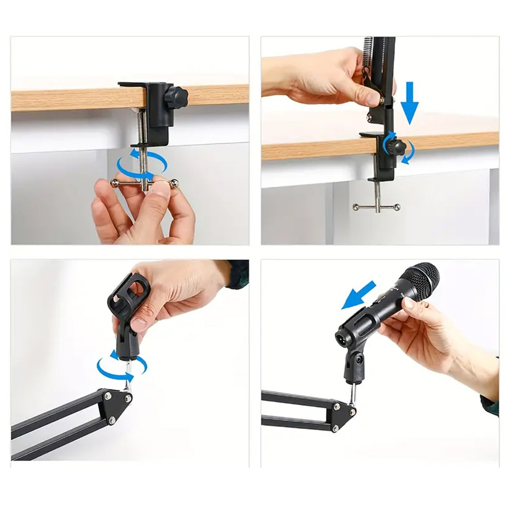 Foldable Metal Extendable Micr - Microphone Arm Boom review and price