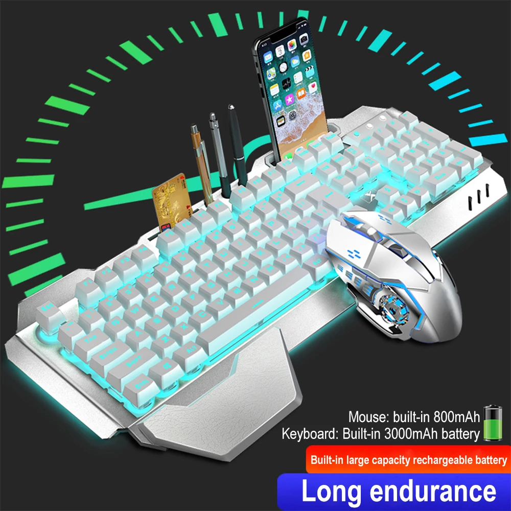 K680 Rechargeable 2.4G wireles - Esports Gaming Keyboard review and price