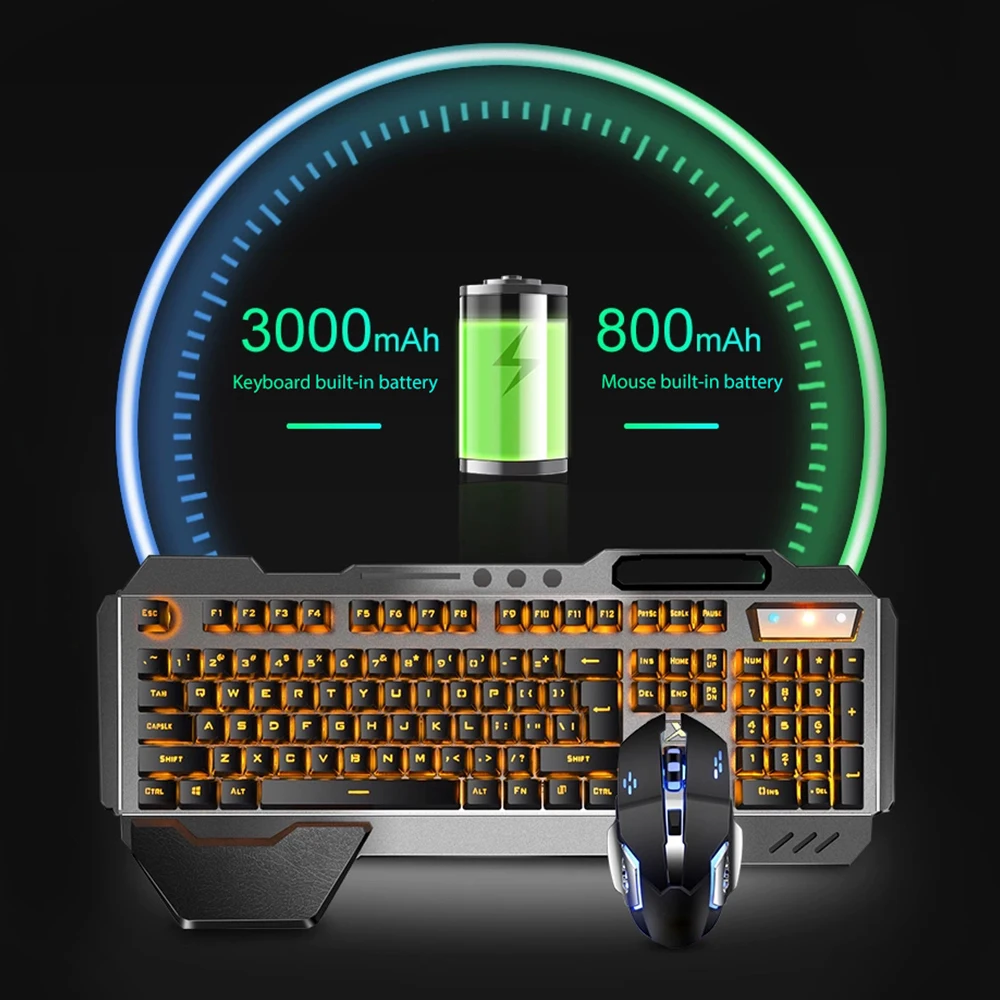 K680 Rechargeable 2.4G wireles - Esports Gaming Keyboard review and price