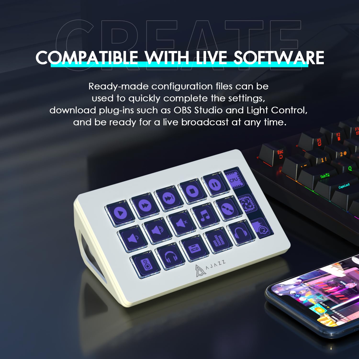 ATTACK SHARK x AJAZZ AKP153 ST - Elgato Stream Deck review and price