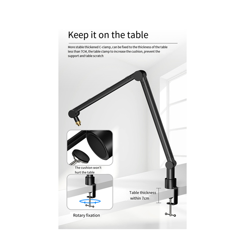 SYDS 360 Degree Adjustable Mic - Microphone Arm Boom review and price