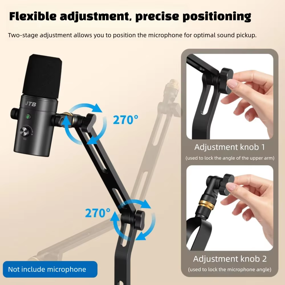 Foldable Desktop Microphone St - Microphone Arm Boom review and price