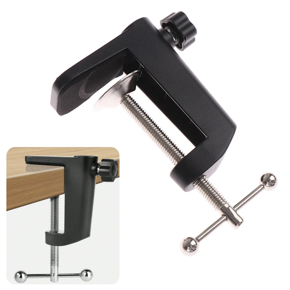 C-Shaped Clip Desk Table Mount - Microphone Arm Boom review and price